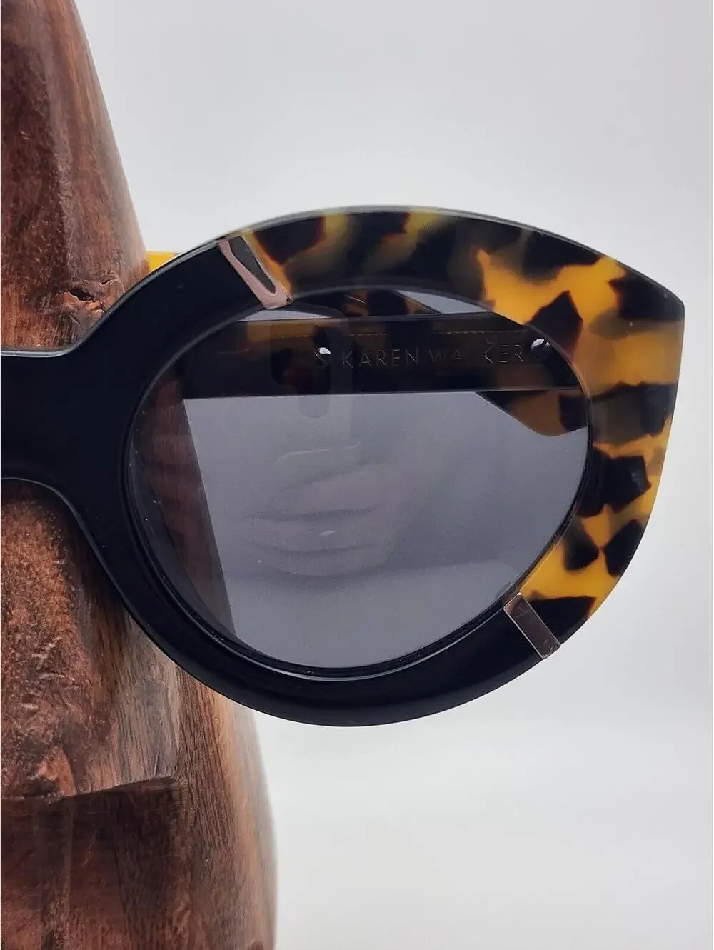 Karen Walker Flowerpatch Tortoise Shell Cat Eye Sunglasses